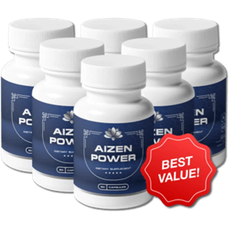 Aizen Power Men's Wellness Health — 6 Bottle / 180 Day Pack